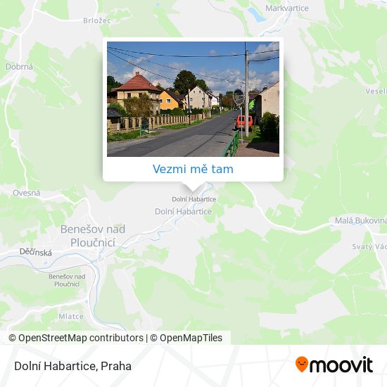 Dolní Habartice mapa