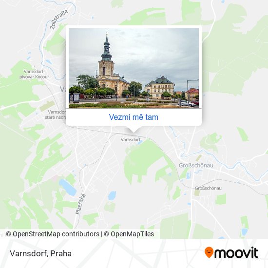 Varnsdorf mapa