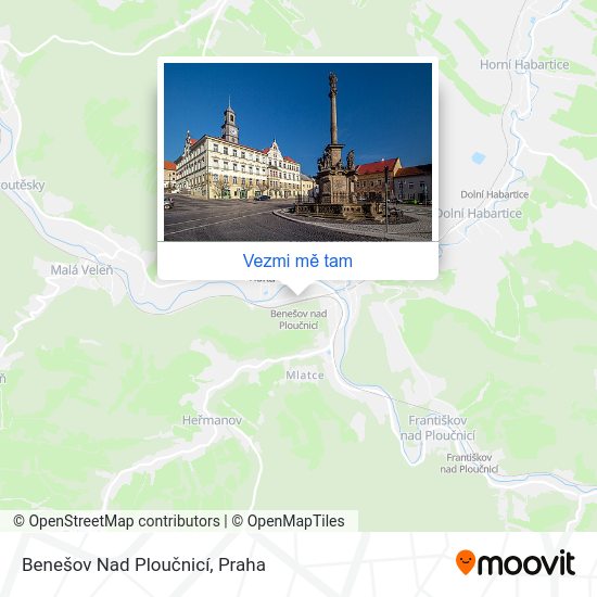 Benešov Nad Ploučnicí mapa