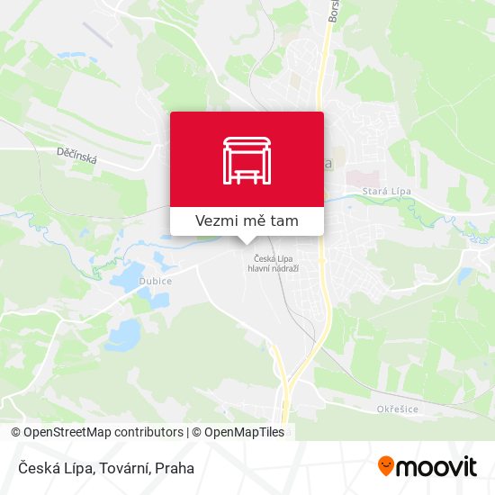 Česká Lípa, Tovární mapa