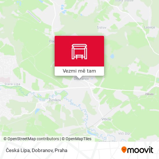 Česká Lípa, Dobranov mapa