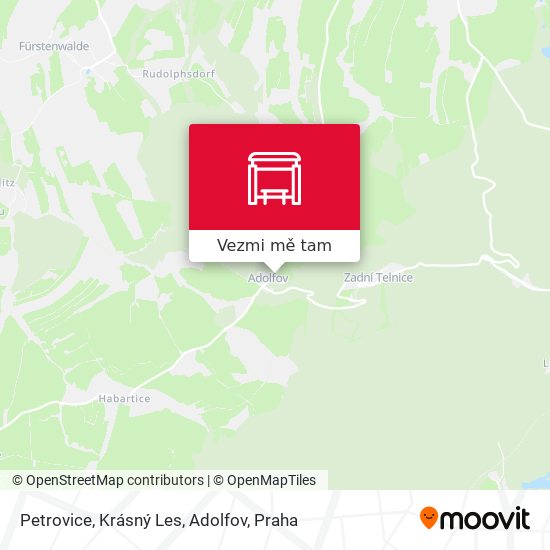 Petrovice, Krásný Les, Adolfov mapa
