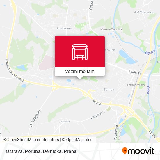Ostrava, Poruba, Dělnická mapa