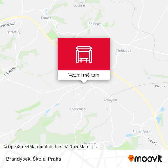 Brandýsek, Škola mapa