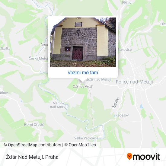 Žďár Nad Metují mapa