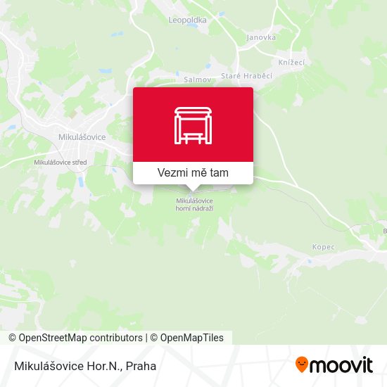 Mikulášovice Hor.N. mapa