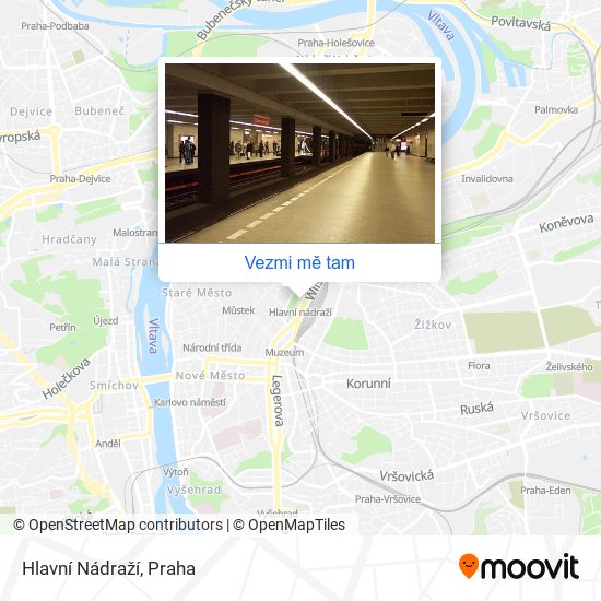 Hlavní Nádraží mapa