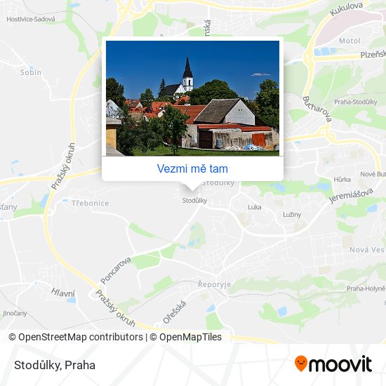 Stodůlky mapa