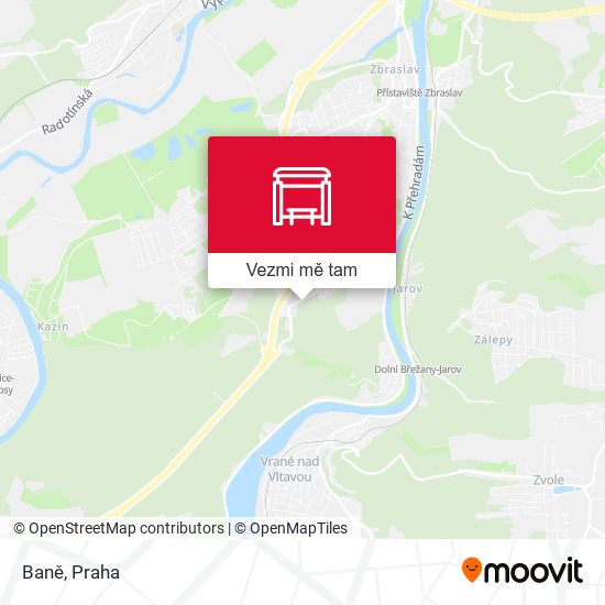 Baně mapa