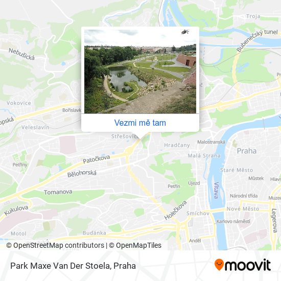 Park Maxe Van Der Stoela mapa