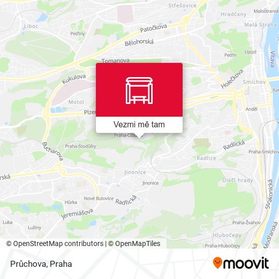 Průchova mapa