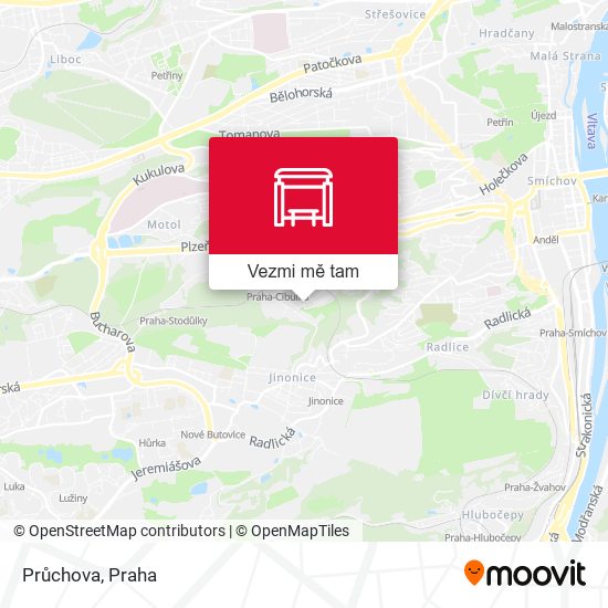 Průchova mapa
