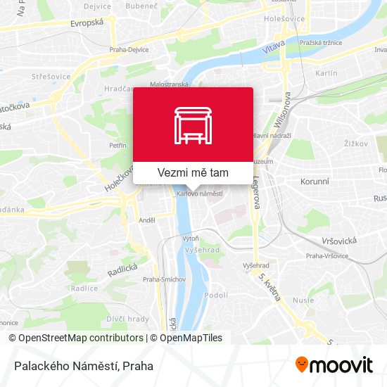 Palackého Náměstí mapa