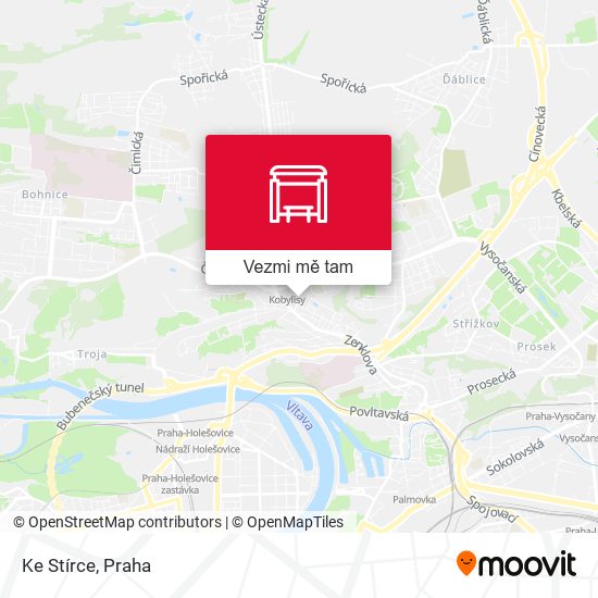 Ke Stírce mapa
