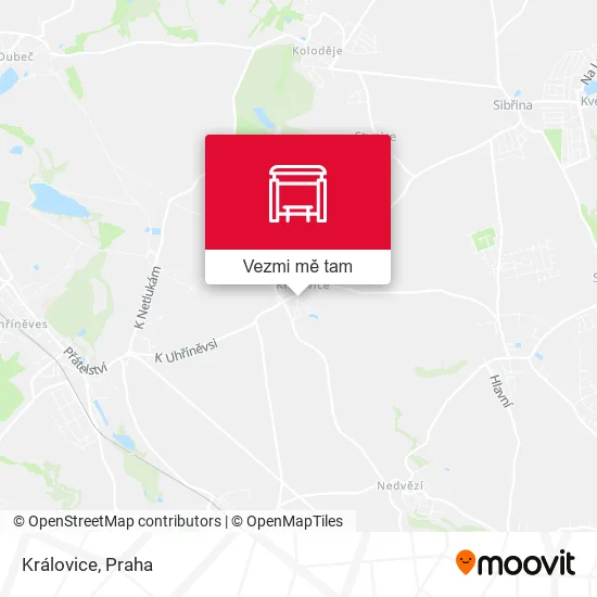 Královice mapa