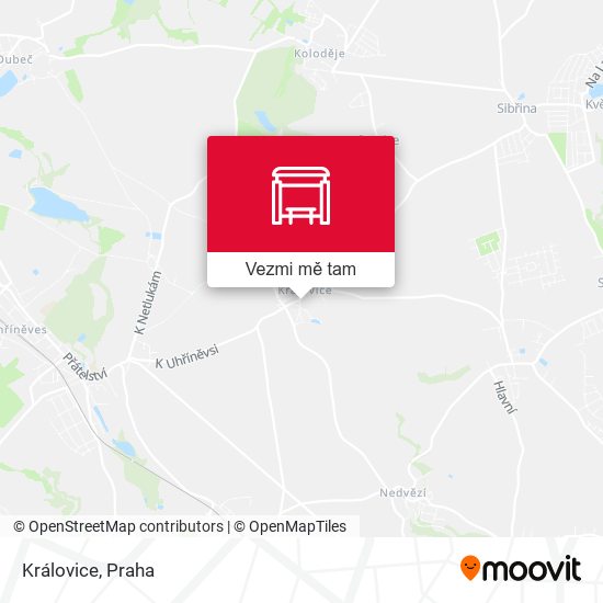 Královice mapa