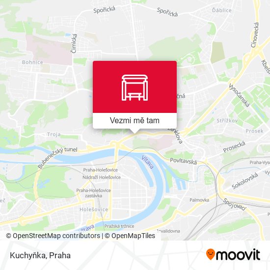 Kuchyňka (A) mapa