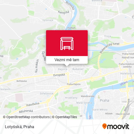 Lotyšská (A) mapa