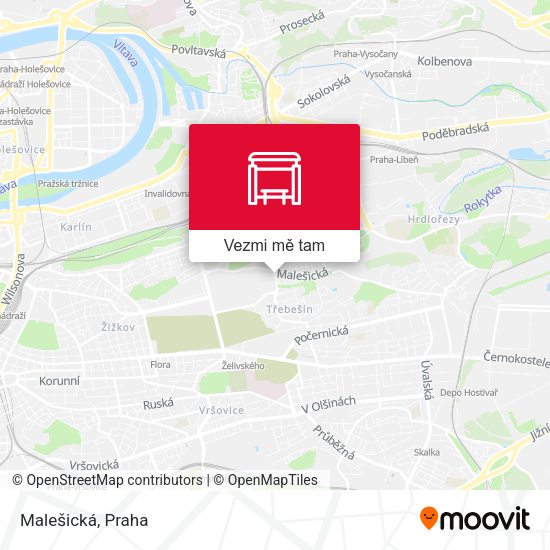 Malešická mapa