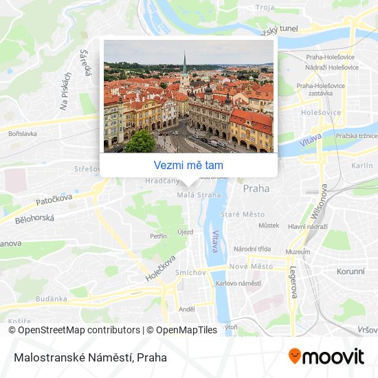 Malostranské Náměstí mapa