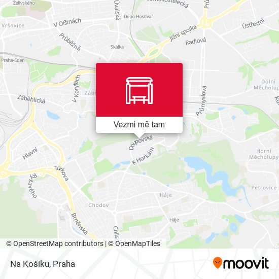 Na Košíku mapa