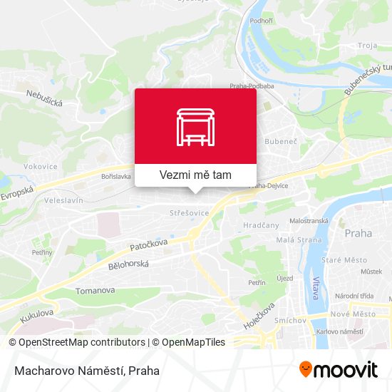 Macharovo Náměstí mapa