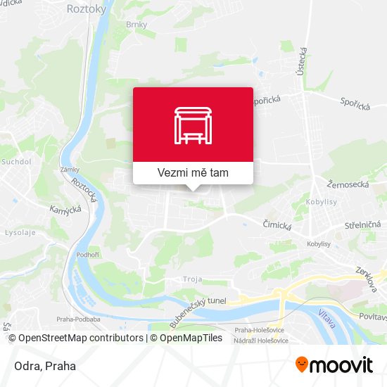 Odra mapa