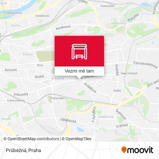 Průběžná mapa