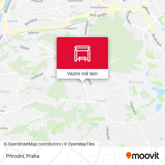Přírodní mapa