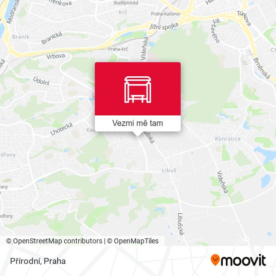 Přírodní mapa