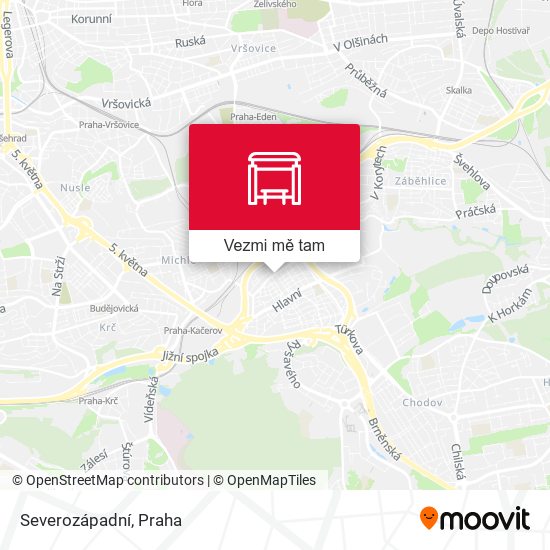 Severozápadní mapa