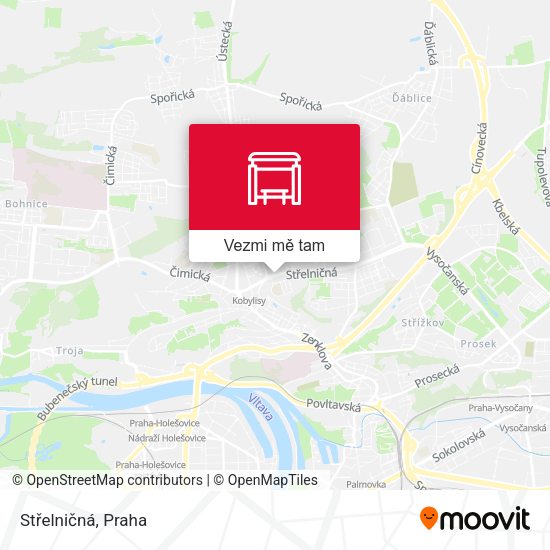 Střelničná mapa