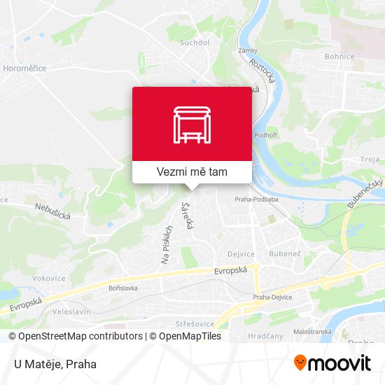 U Matěje (A) mapa