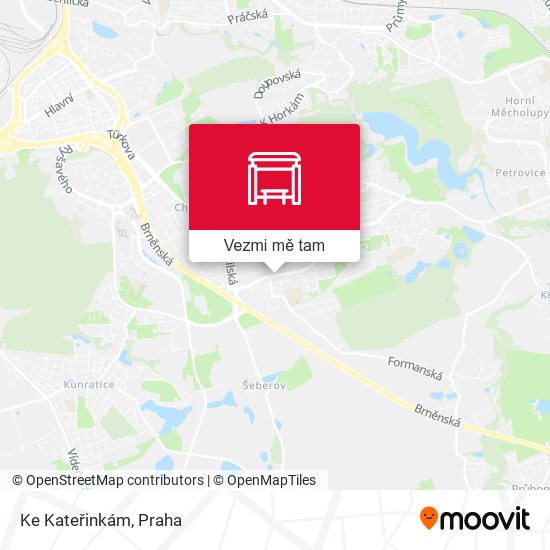 Ke Kateřinkám (A) mapa