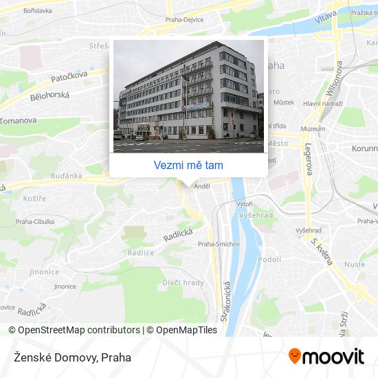 Ženské Domovy (C) mapa