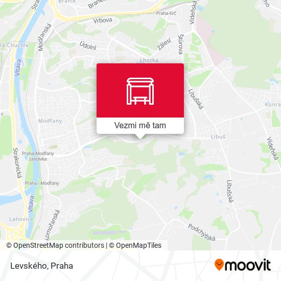 Levského mapa
