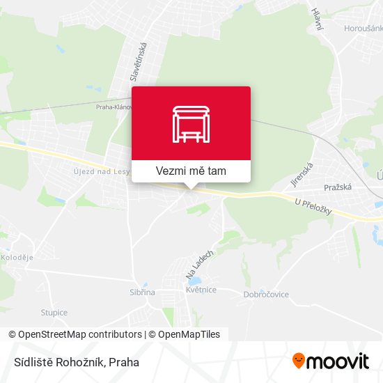 Sídliště Rohožník mapa