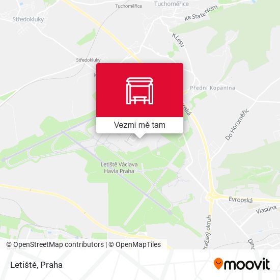 Letiště mapa