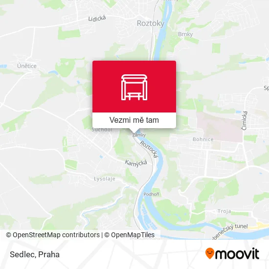 Sedlec mapa