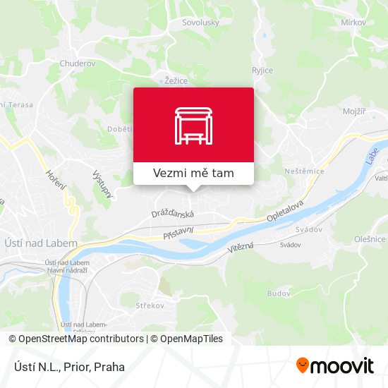 Ústí N.L., Prior mapa