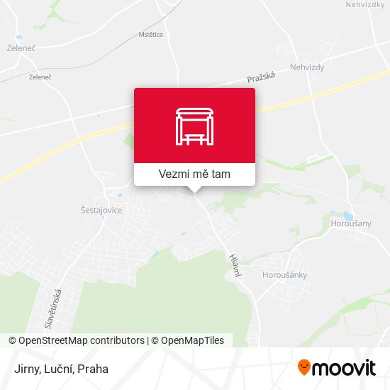 Jirny, Luční mapa