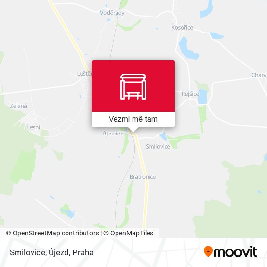 Smilovice, Újezd mapa