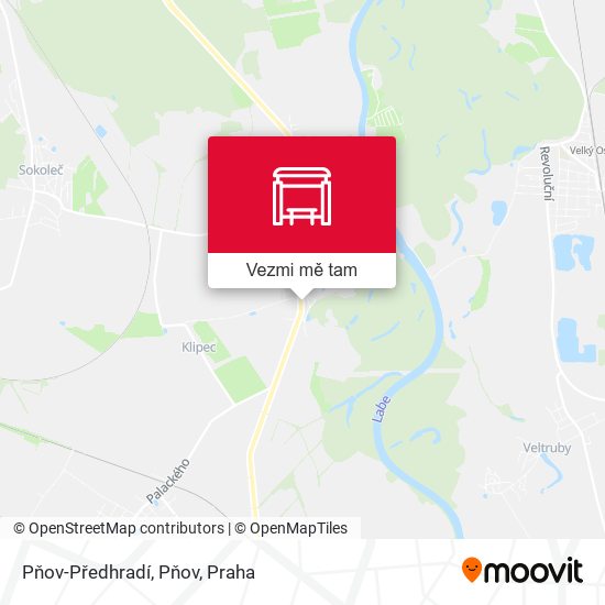 Pňov-Předhradí, Pňov mapa