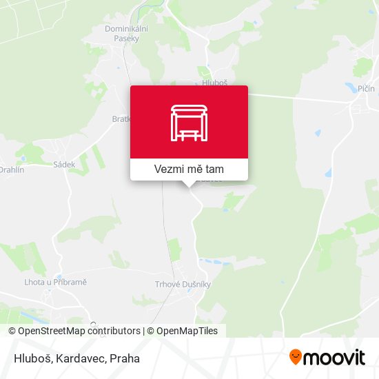 Hluboš, Kardavec mapa