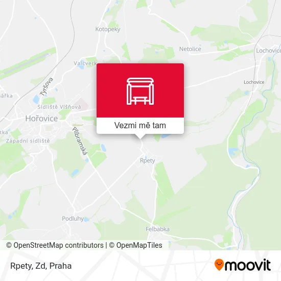 Rpety, Zd mapa