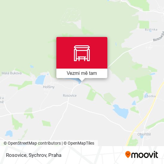 Rosovice, Sychrov mapa