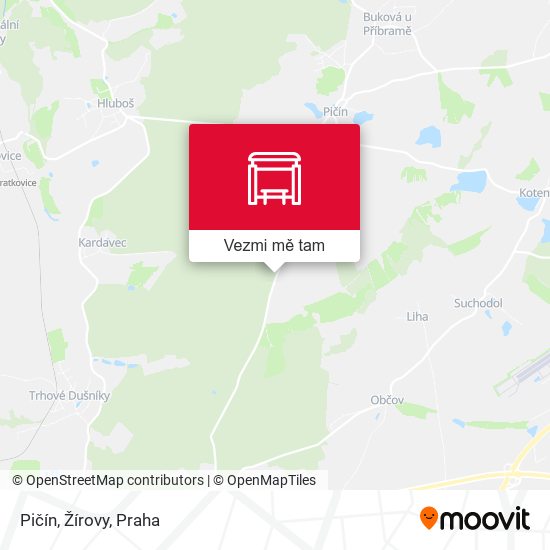 Pičín, Žírovy mapa