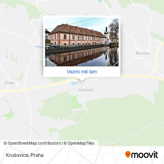 Krušovice (A) mapa