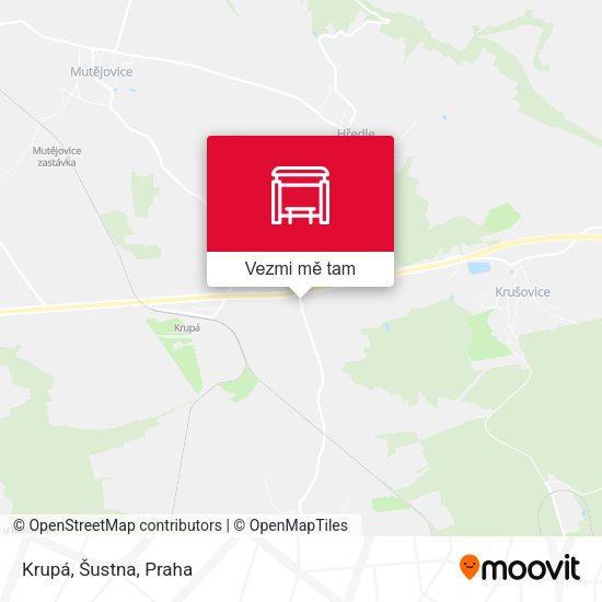 Krupá, Šustna mapa