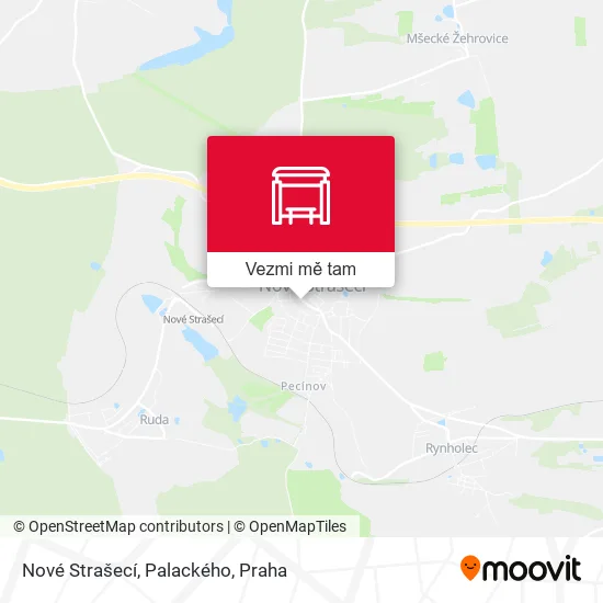 Nové Strašecí, Palackého mapa